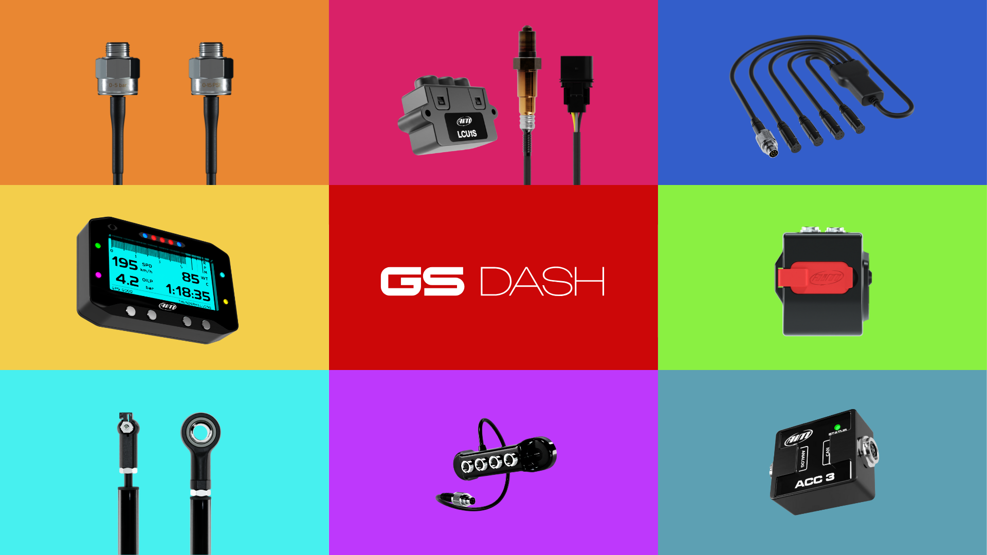 Expand your GS-Dash with ACC3, Data Hub and sensors