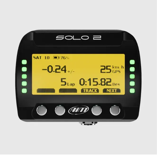 AiM Solo 2 GPS Track Day Racing Lap Timer - AimShop.com