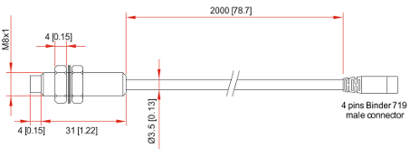 Hall Effect Speed Sensor Dimensions