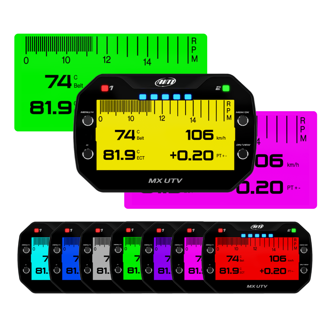 MX UTV backlight colour options
