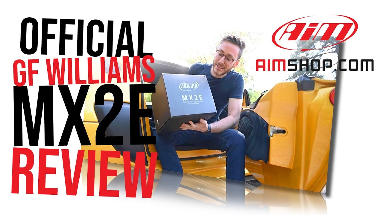 Load video: An in-depth review of the main features, functions and installation of the Aim MX2E Plug &amp; Play Dash Logger in a Lotus car dash.