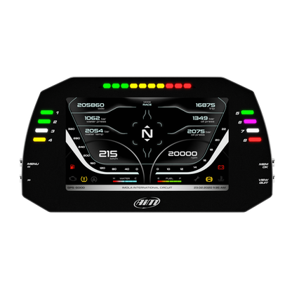 AiM MXG 1.3 Strada 7" TFT Dash Display with Race Icons - AimShop.com