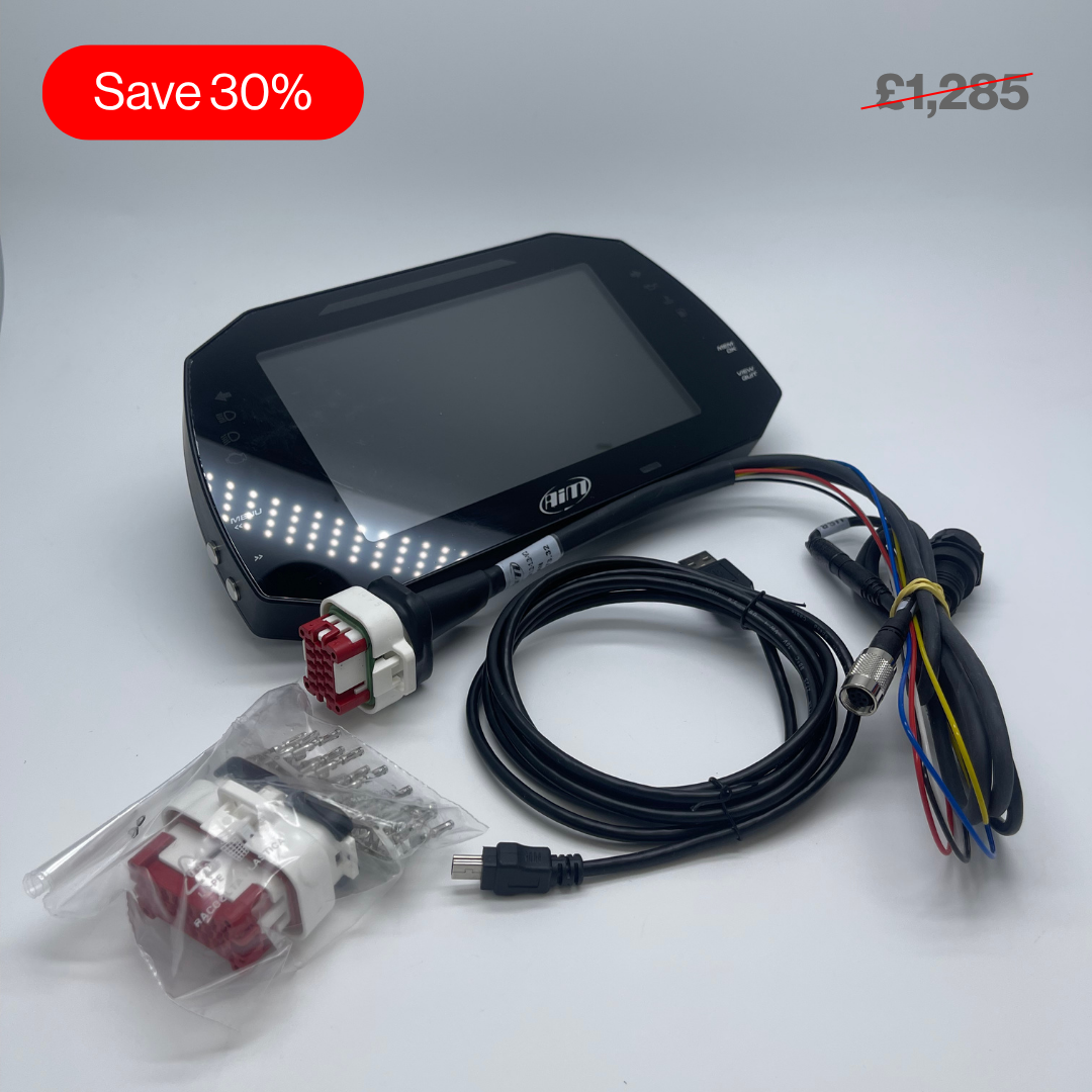 Second-Life Ex-Demo Aim MXG 1.3 Strada 7" TFT Car Dash Display with Road Icons - AimShop.com