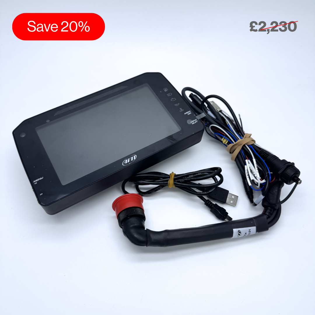 Second-Life Aim MXP 1.3 6" TFT Dash Display Logger with Road Icons - AimShop.com