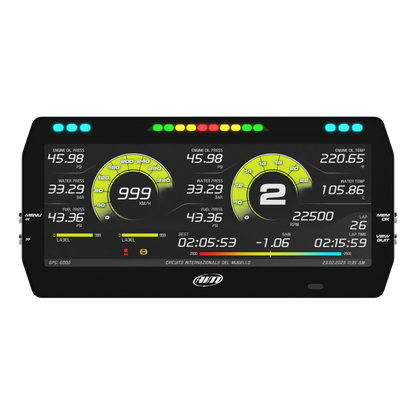 AiM MXT 1.3 Strada 10" TFT Digital Display with Race Icons - AimShop.com