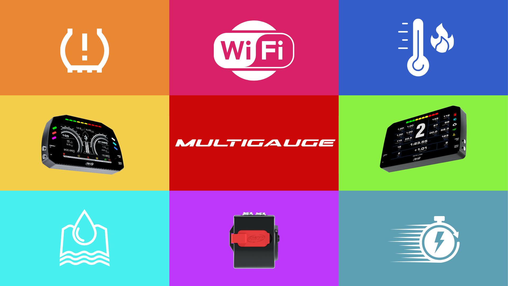 Expand your data logging with the MultiGauge, MX Displays and Loggers