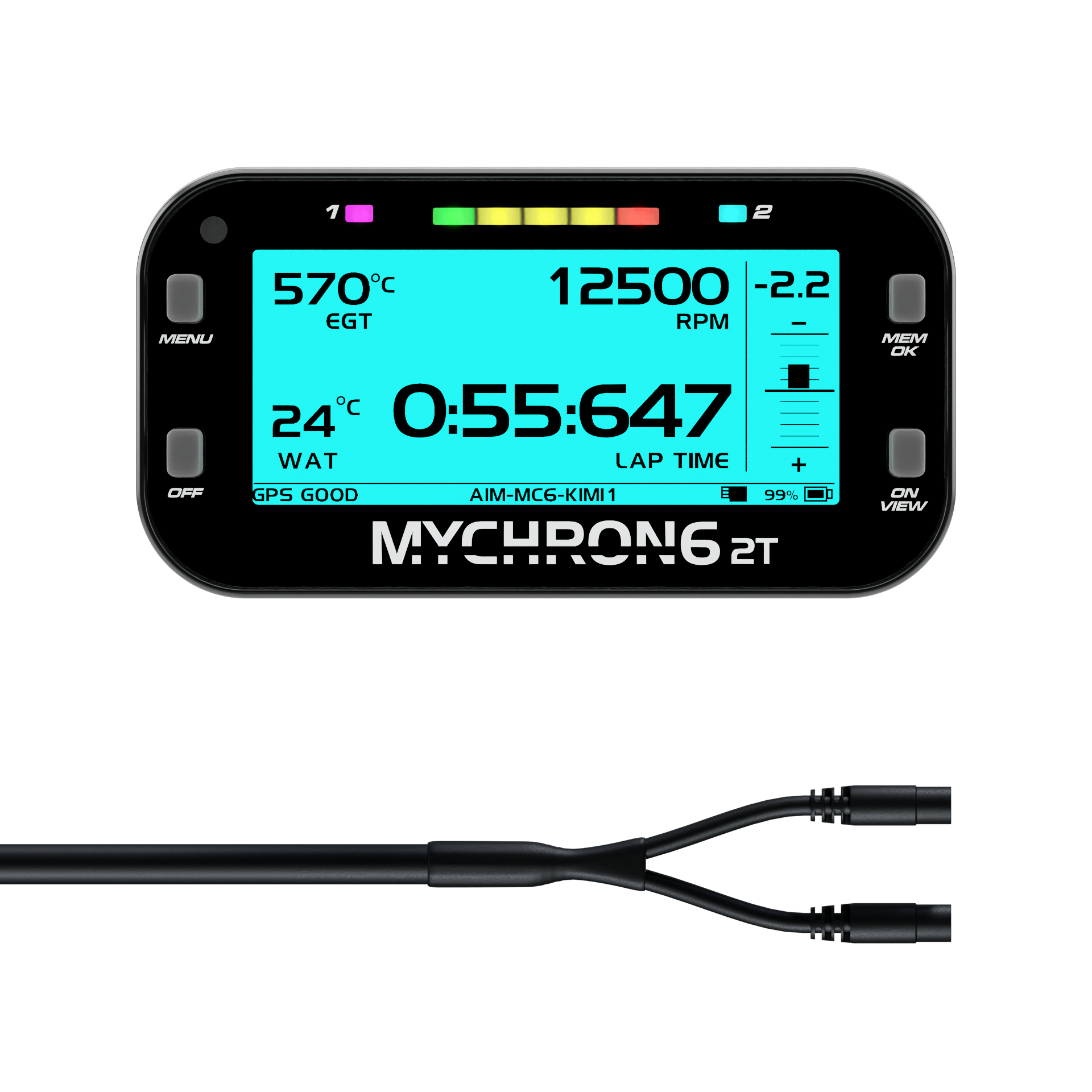 MyChron 6 2T x2 Water Temperature Sensor Inputs - AimShop.com