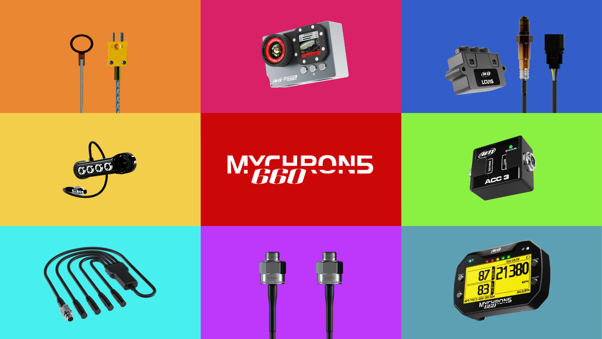 MyChron5 660 Expansions list; SmartyCam 3, ACC3, Data Hub, and more.
