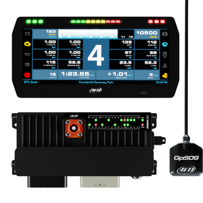 AiM PDM32 With 10" Race Icons Display GPS Data Logging Kit - AimShop.com