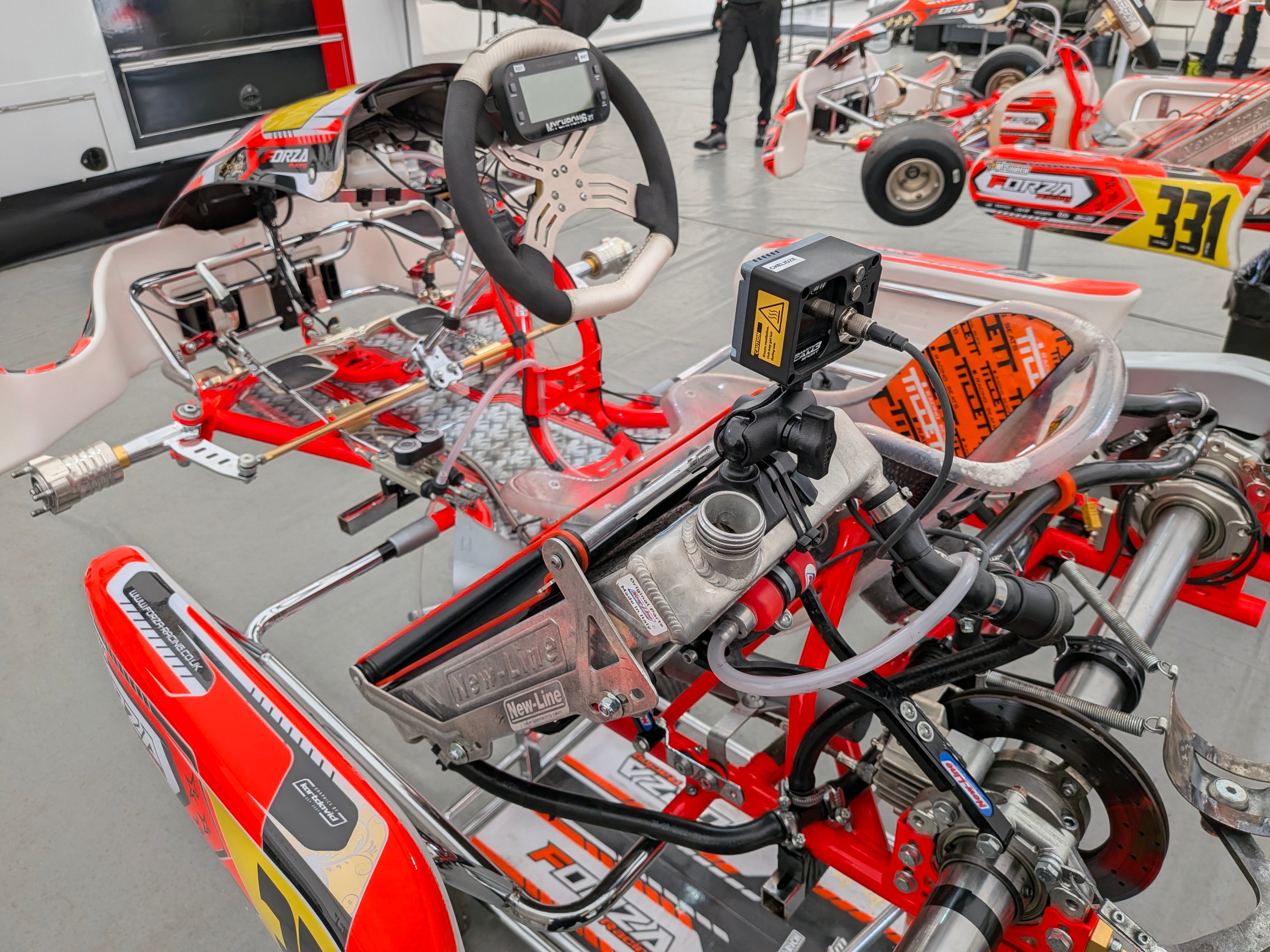 MyChron 6 Club Kit Setup on Kart