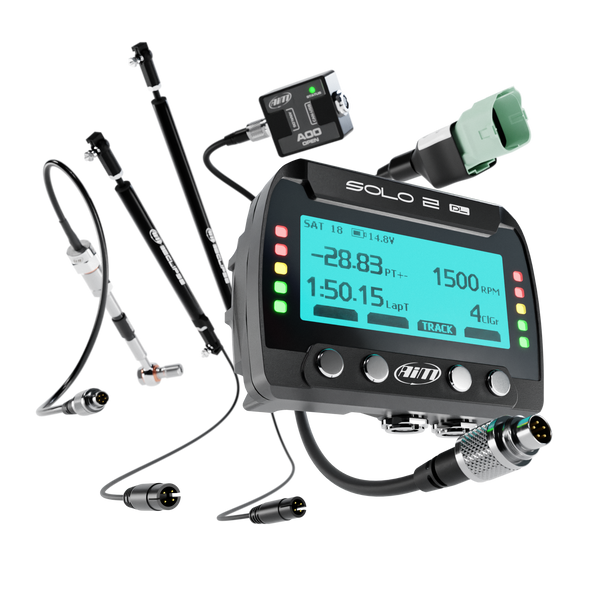AiM Solo 2 DL Motorcycle Plug & Play Data Logging Kit 