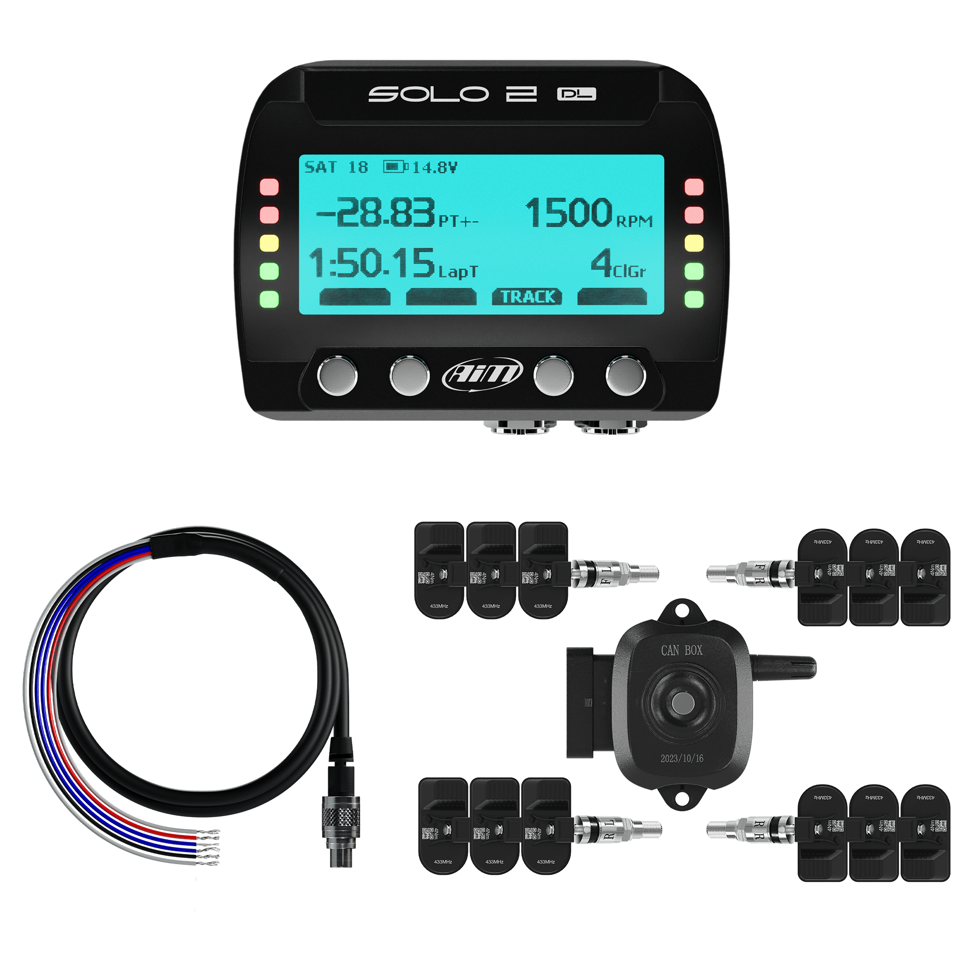 Tyre Pressure Monitoring System with Solo 2 DL - AimShop.com