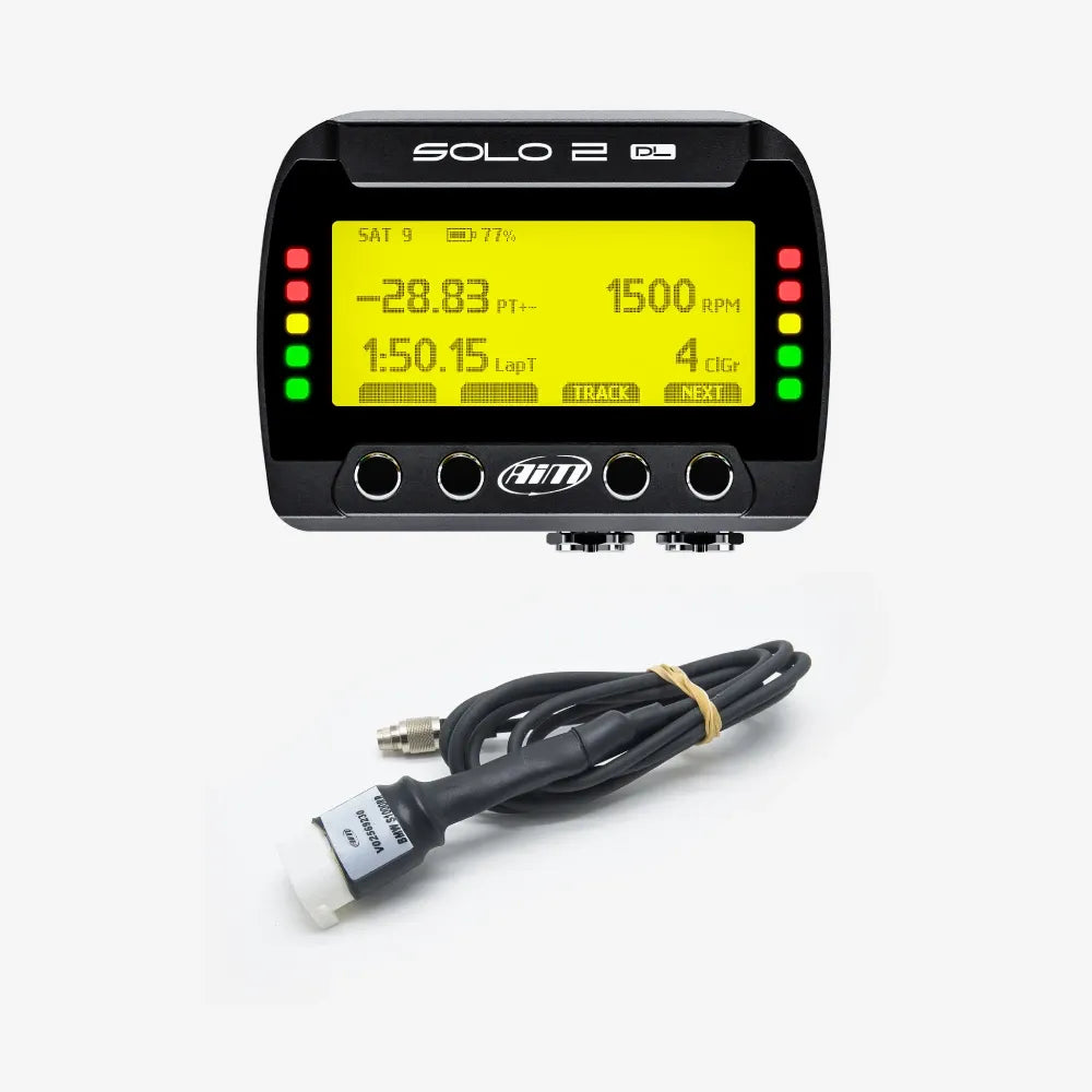 Aim Solo 2 DL Motorcycle Plug & Play Data Logger - AimShop.com