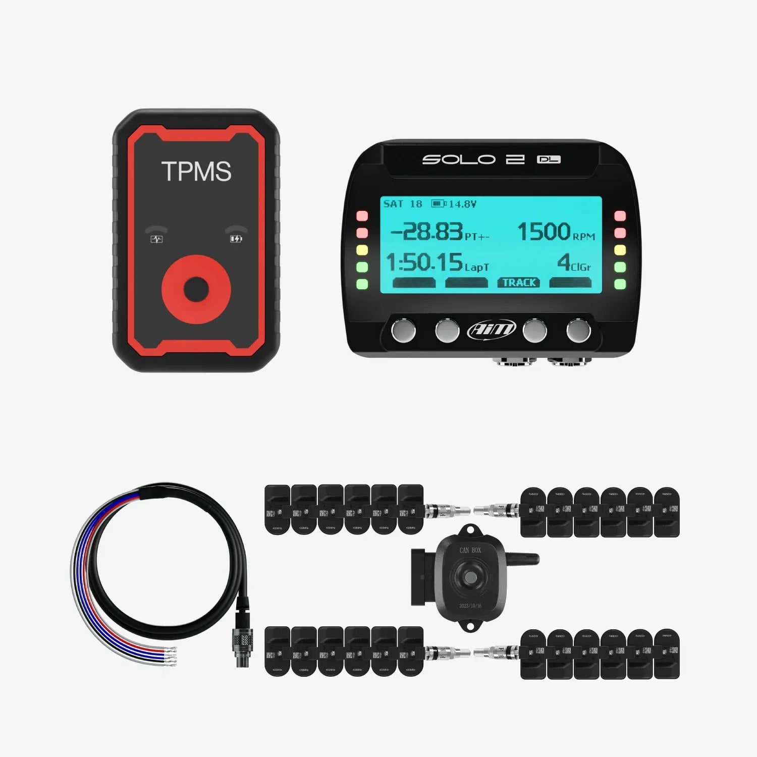 Tyre Pressure Monitoring System with Solo 2 DL - AimShop.com