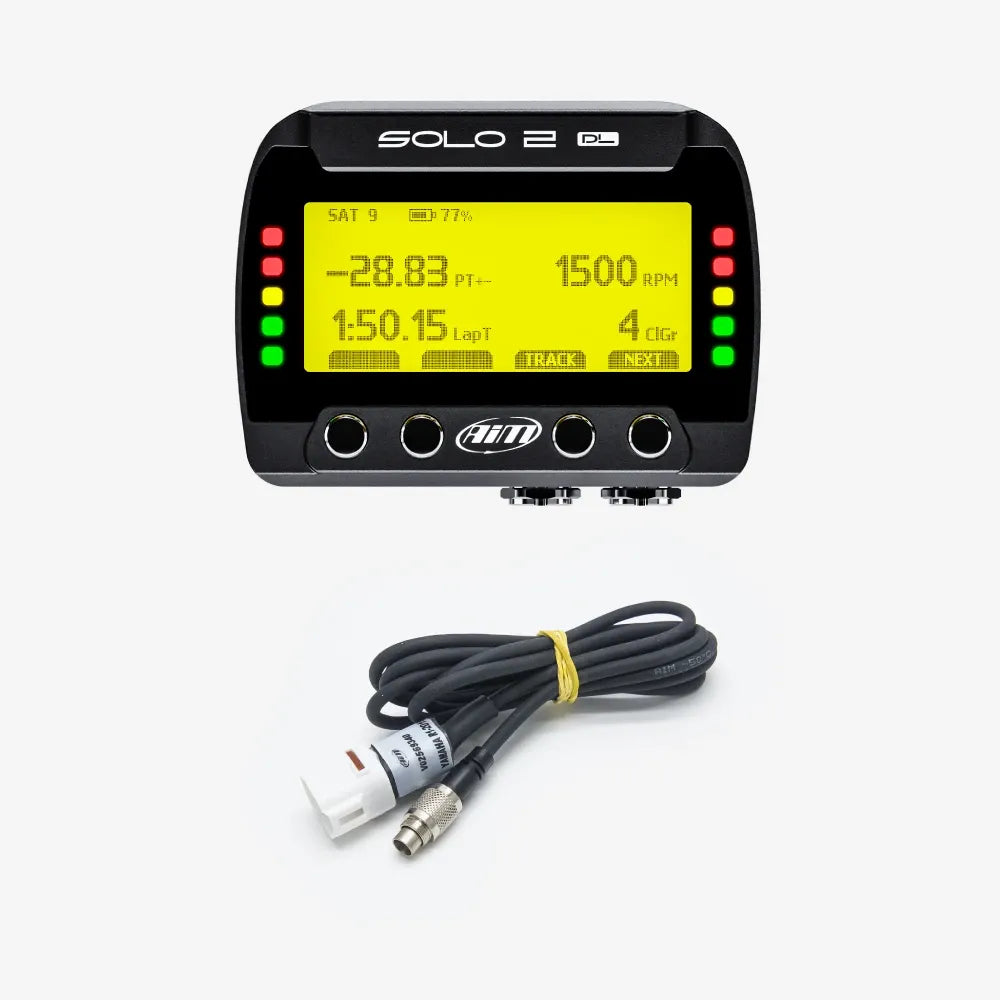 Aim Solo 2 DL Motorcycle Plug & Play Data Logger - AimShop.com