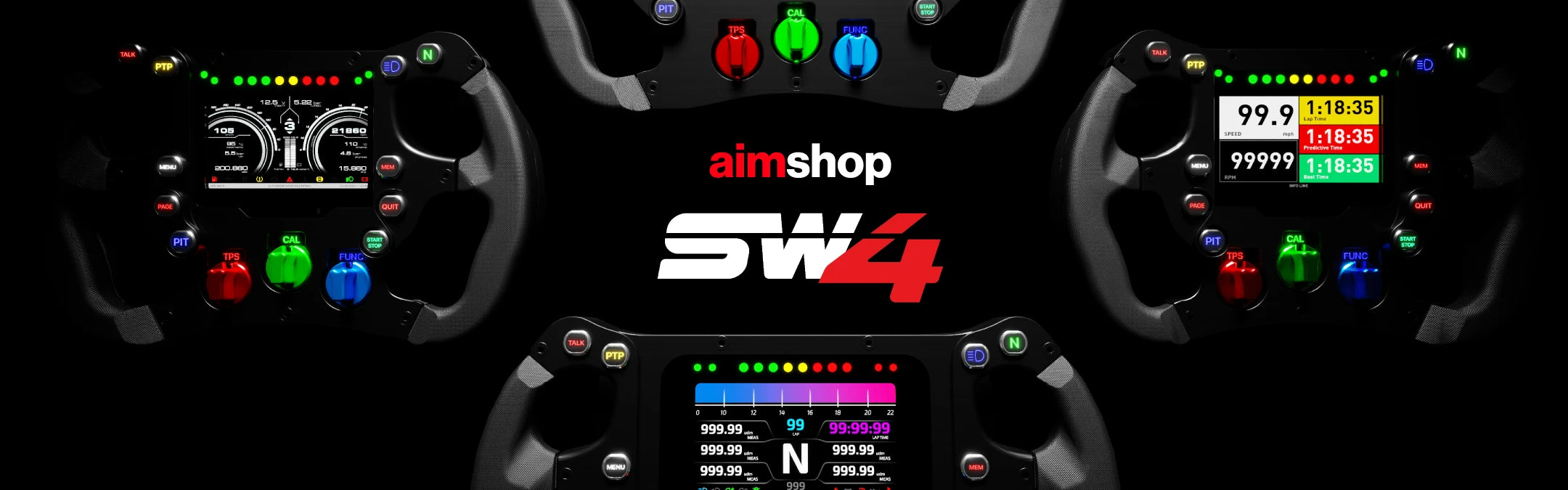 Volante de fórmula 4