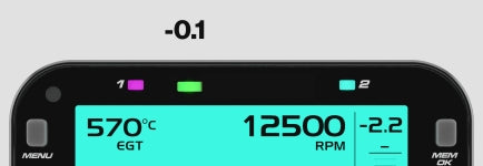 Load video: Delta times LED display feedback on the MyChron 6 Lap Timer