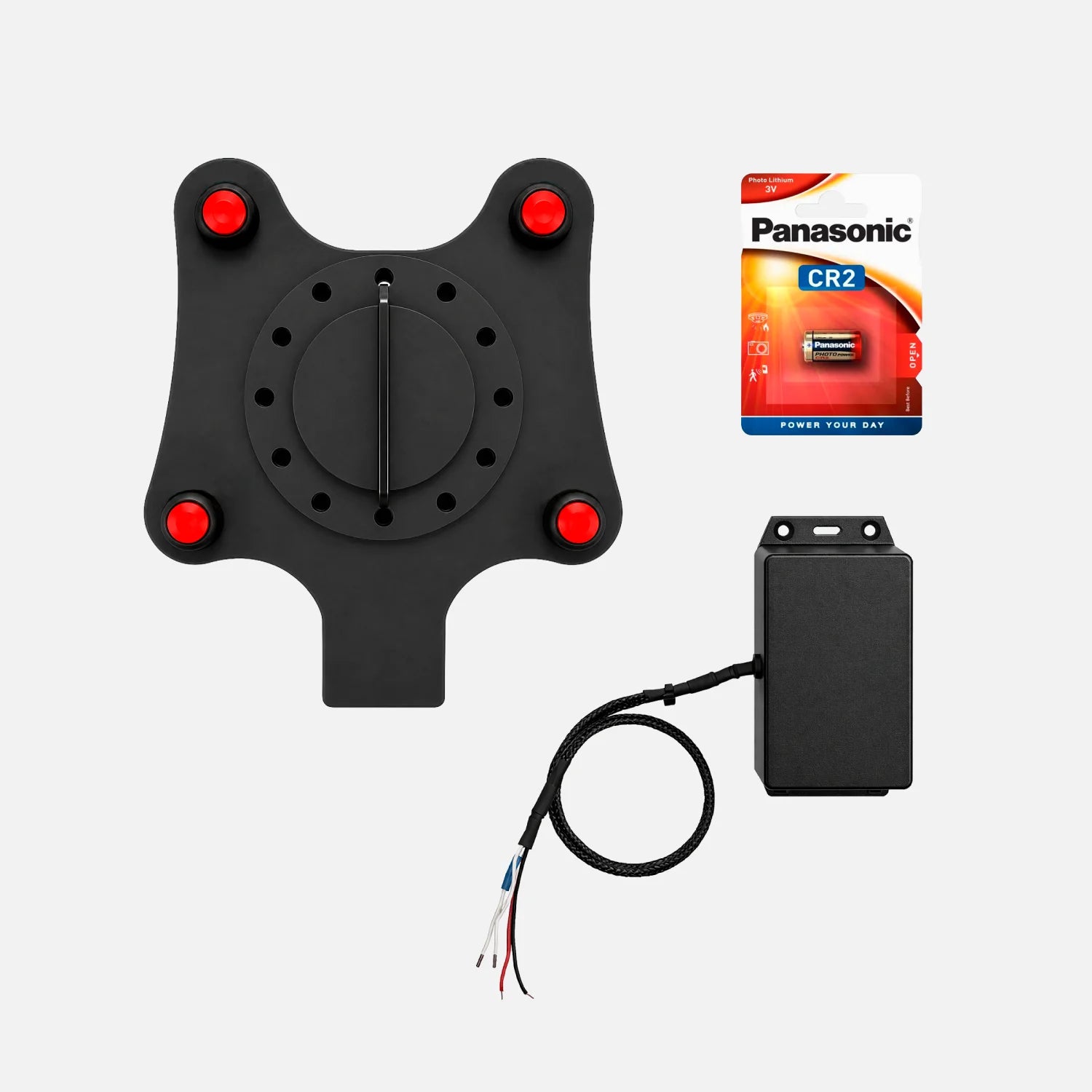 4 Button Wireless Steering Wheel Plate