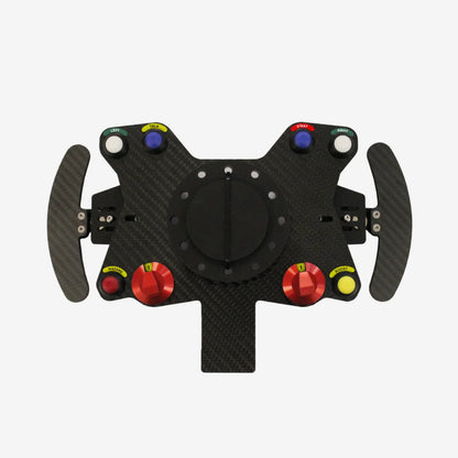 Carbon 8 Button Wireless Steering Wheel Plate with Paddle Shifters - AimShop.com