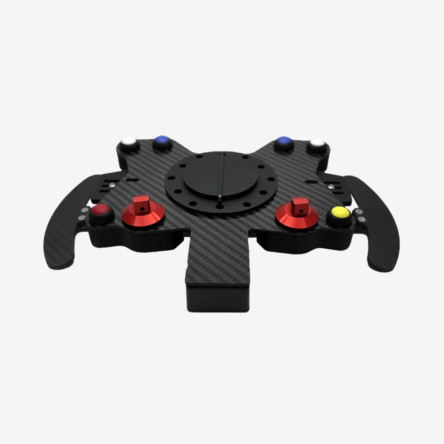 Carbon 8 Button Wireless Steering Wheel Plate with Paddle Shifters - AimShop.com