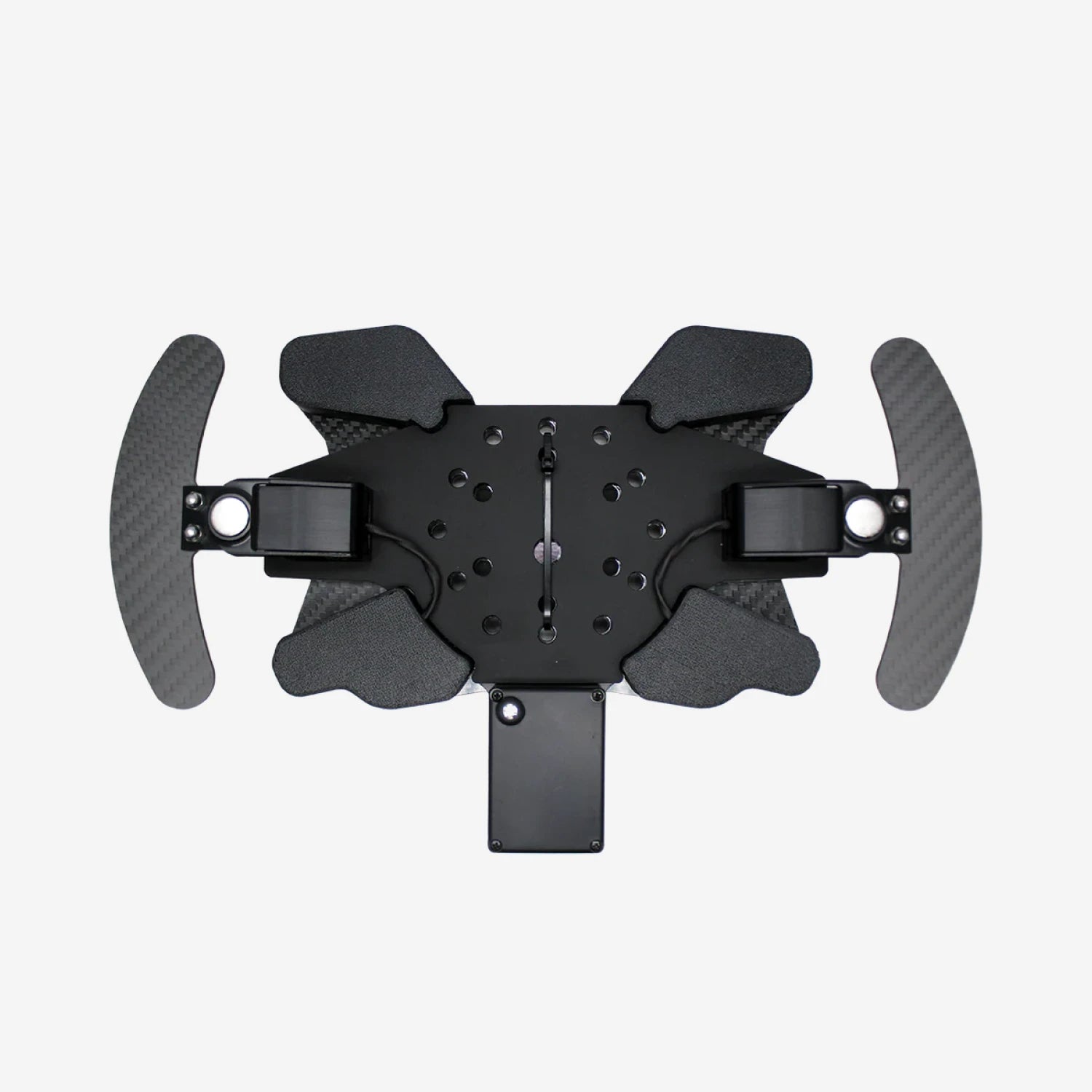 Carbon 8 Button Wireless Steering Wheel Plate with Paddle Shifters - AimShop.com