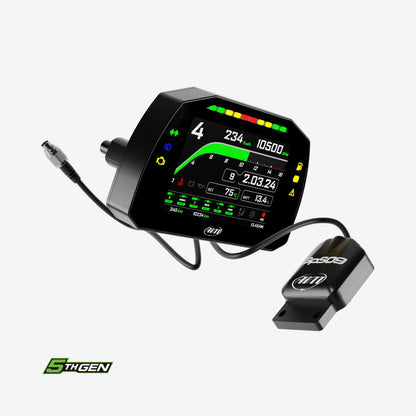 Aim MXK10 Kawasaki Ninja ZX-10R Plug & Play Dash Logger - AimShop.com