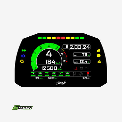 Aim MXK10 Kawasaki Ninja ZX-10R Plug & Play Dash Logger - AimShop.com