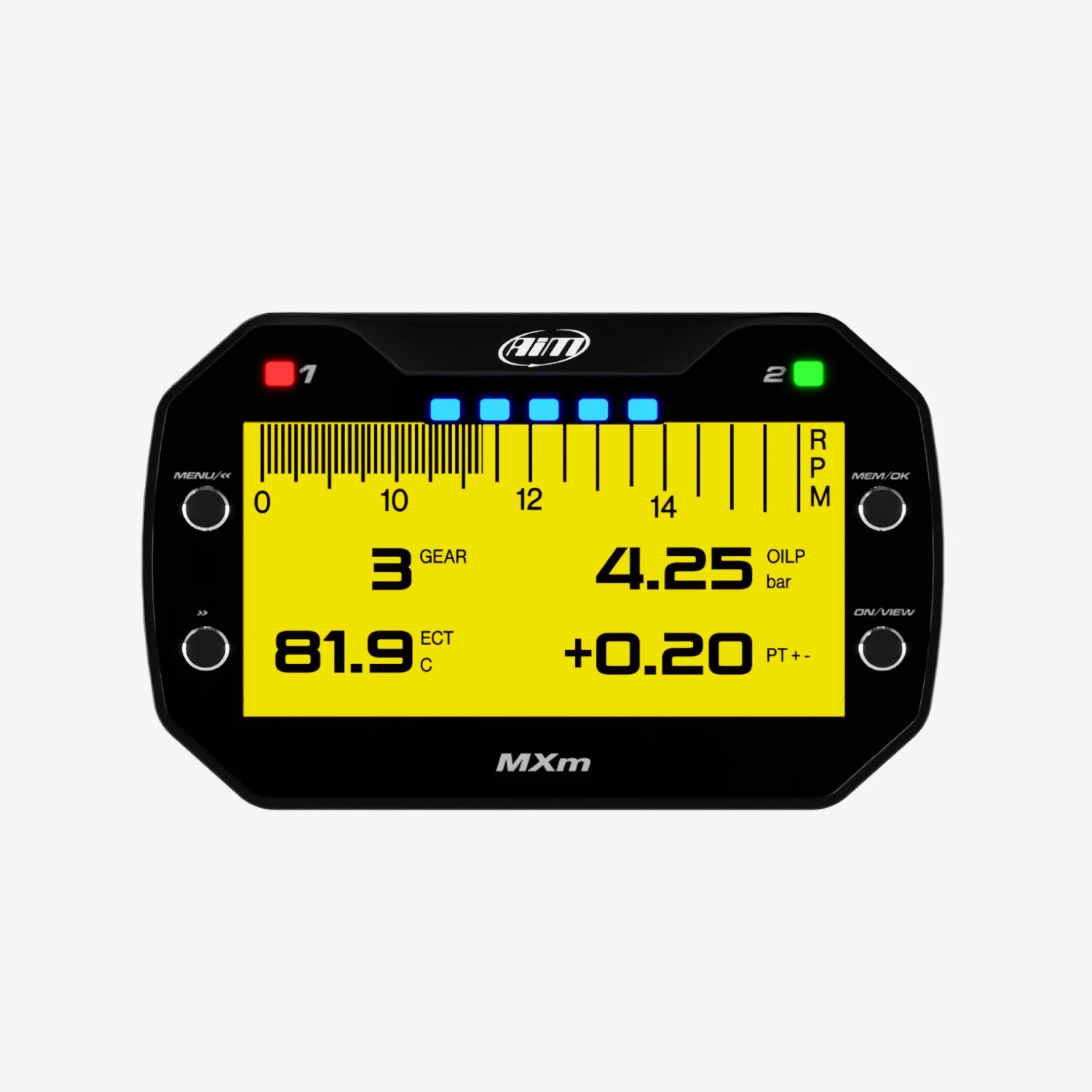 Aim MXm Motorcycle Data Logging Dash With GPS - AimShop.com