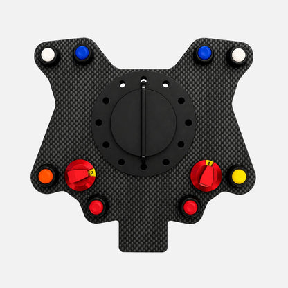 Placa de volante inalámbrica de carbono de 10 botones