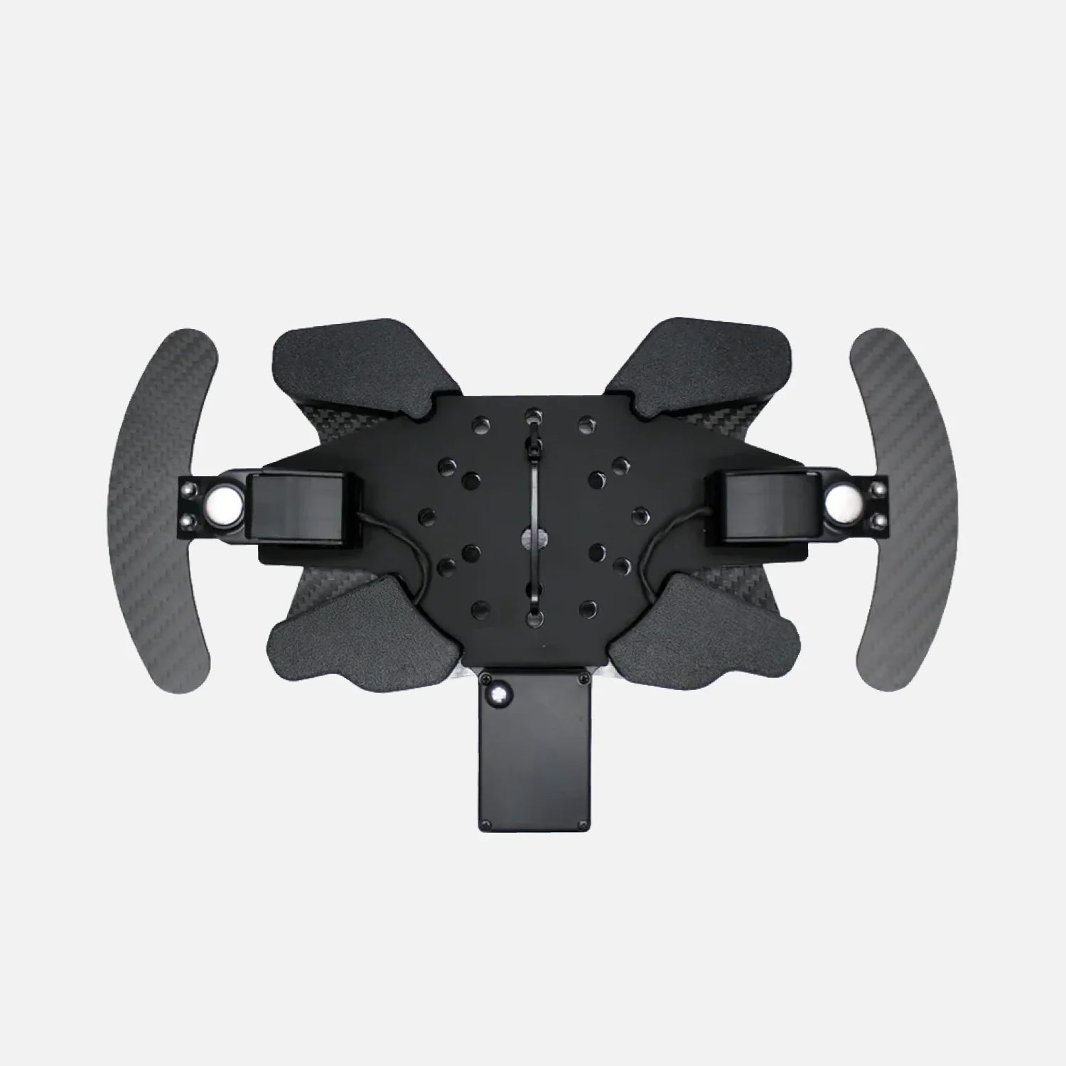Carbon 8 Button Wireless Steering Wheel Plate with Paddle Shifters