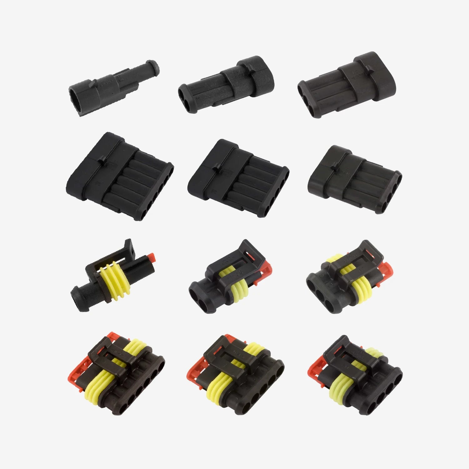 Auto Marine Superseal Plug with Seal & Pins Female & Male