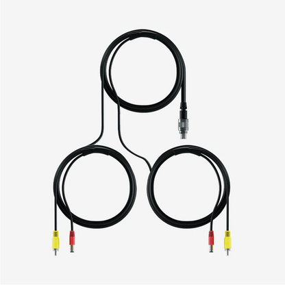 Aim 712 Male 5-Pin to RCA/712 Binder Patch Lead for Reversing Mirror Camera - AimShop.com