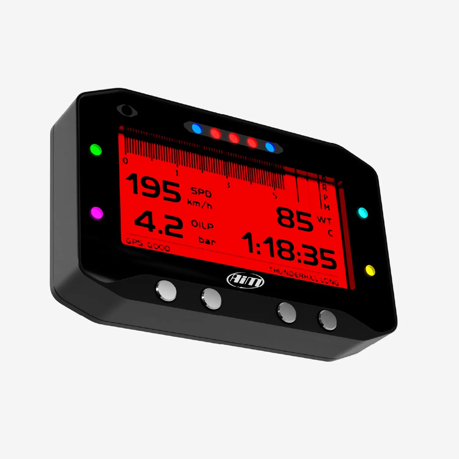 Aim GS-Dash Motorcycle Display with X Log Data Logger