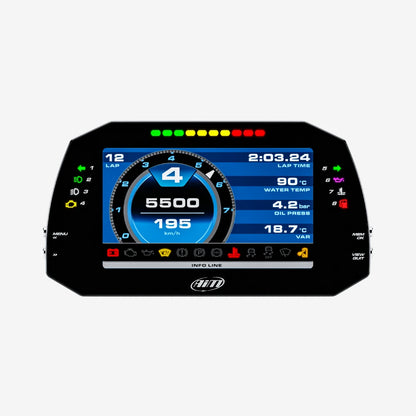 AiM MXG 1.3 Strada IVA Compliant 7" Dash Display Plug and Play, Kit Car Display - AimShop.com