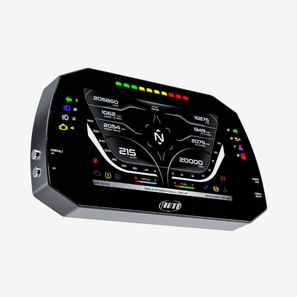 Aim MXG 1.3 Strada TFT Car Dash Display with Road Icons - AimShop.com