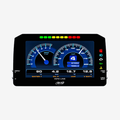 AiM MXP 1.3 Strada IVA Compliant 6" Dash Display Plug & Play, Kit Car Display - AimShop.com