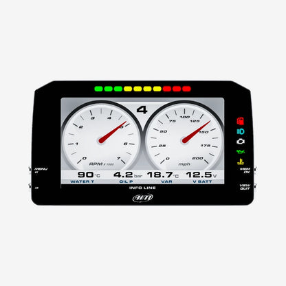 Aim MXP 1.3 Strada 6" TFT Dash Display with Road Icons - AimShop.com
