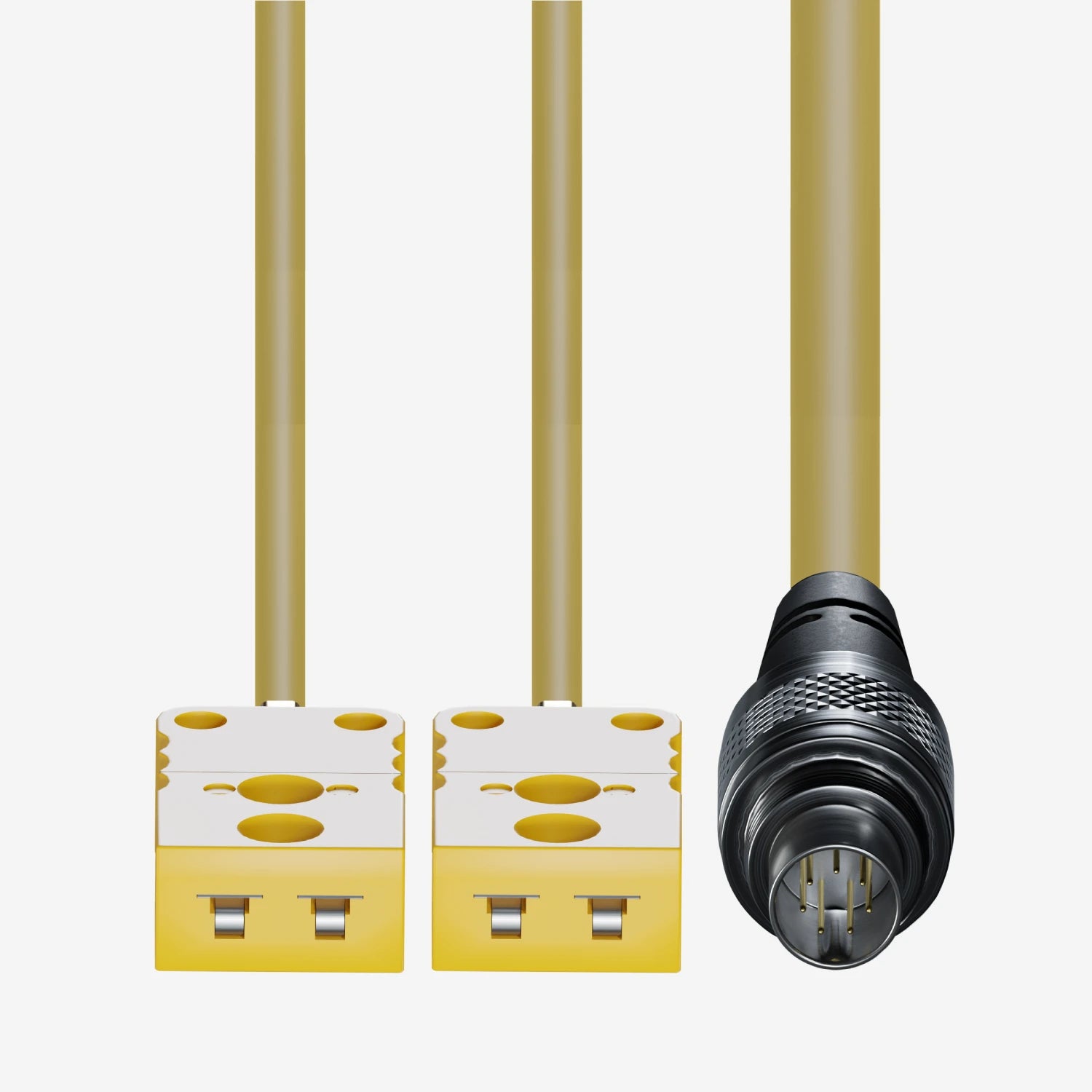 Aim Mychron5 S 2T Patch Lead Double Yellow TC Plugs - AimShop.com