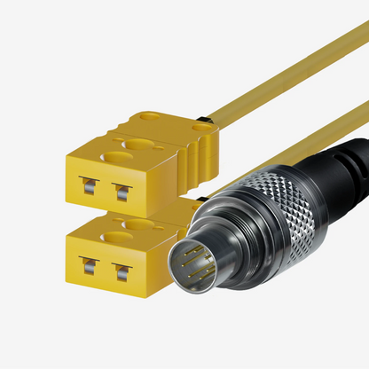 Aim Mychron5 S 2T Patch Lead Double Yellow TC Plugs - AimShop.com