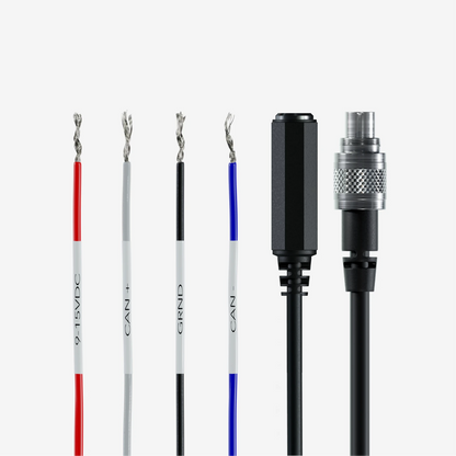 Aim SmartyCam 7-Pin External Power Cable, ECU CAN & Female Jack Plug for External Microphone - AimShop.com