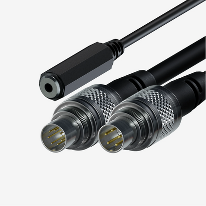 Aim SmartyCam 7-Pin to 5-Pin CAN Bus Cable & Female Jack Plug for External Microphone - AimShop.com