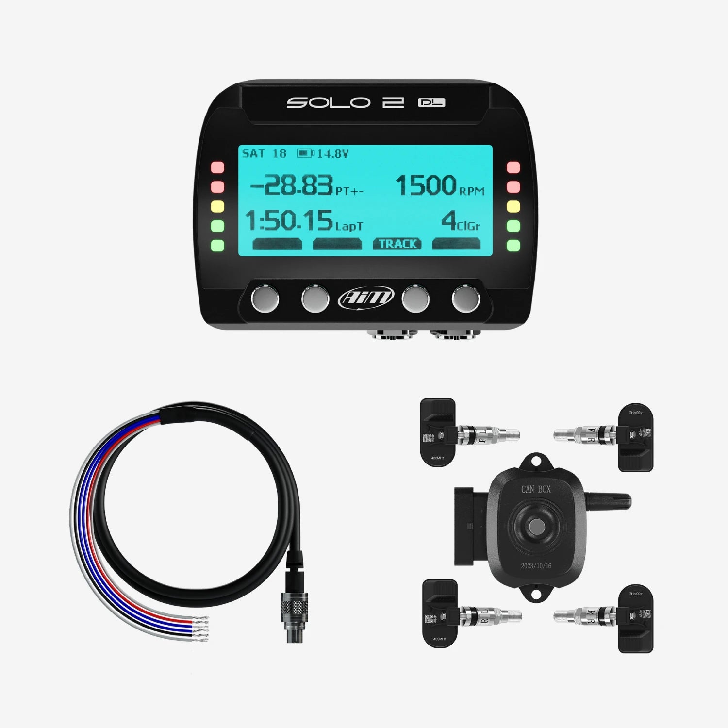 Tyre Pressure Monitoring System with Solo 2 DL - AimShop.com