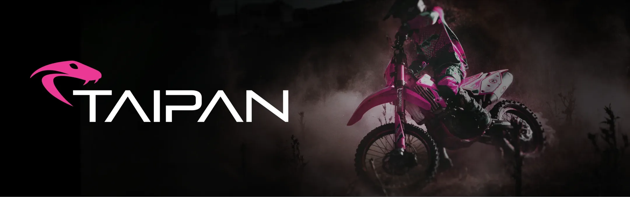 Motorbike Showcasing Aim Products