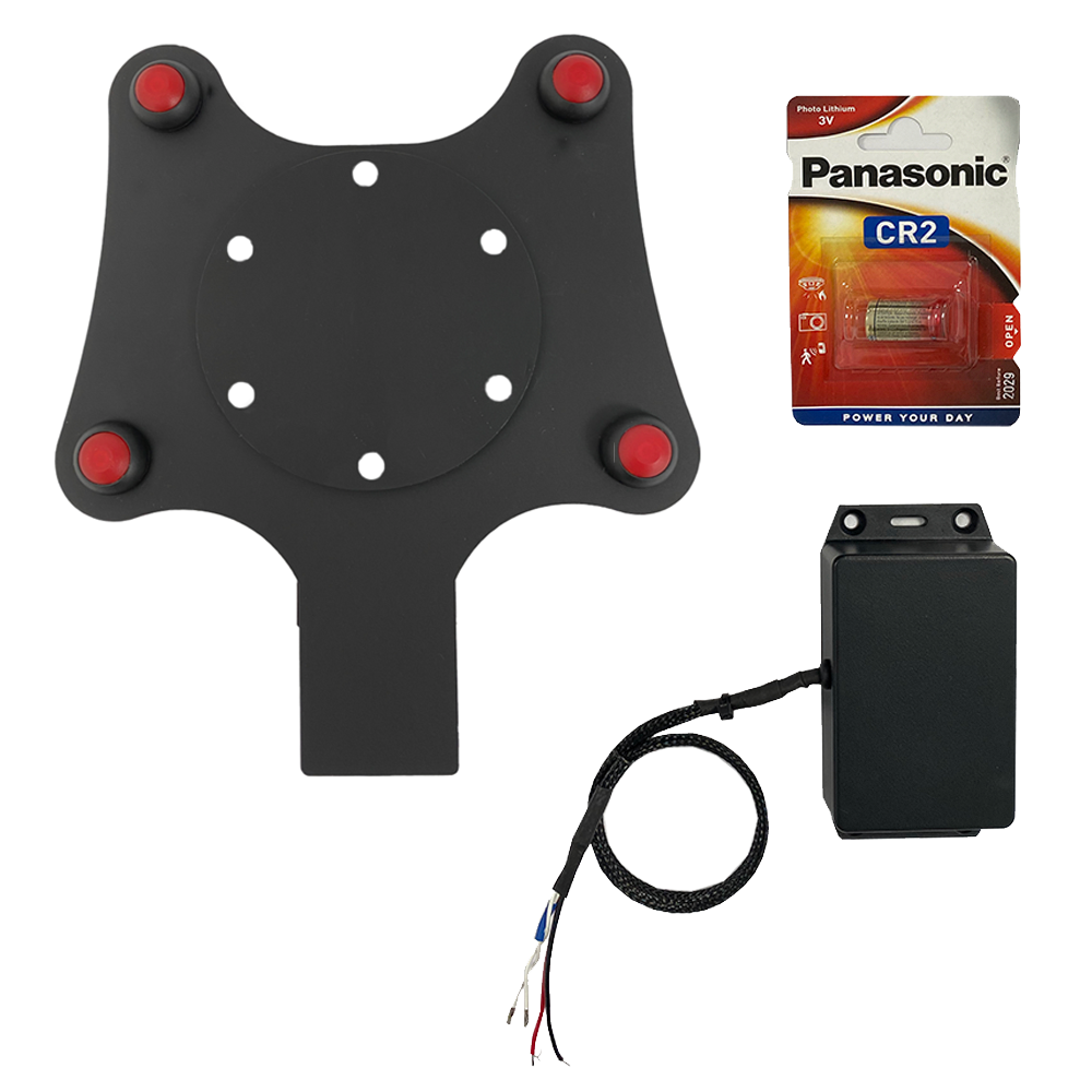 4 Button Wireless Steering Wheel Plate - AimShop.com