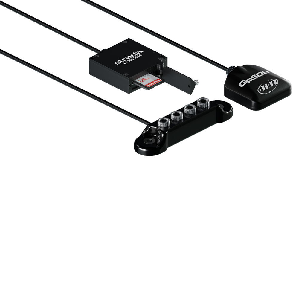AiM MX Strada Logger Kit with Data Hub & GPS09 Module - AimShop.com