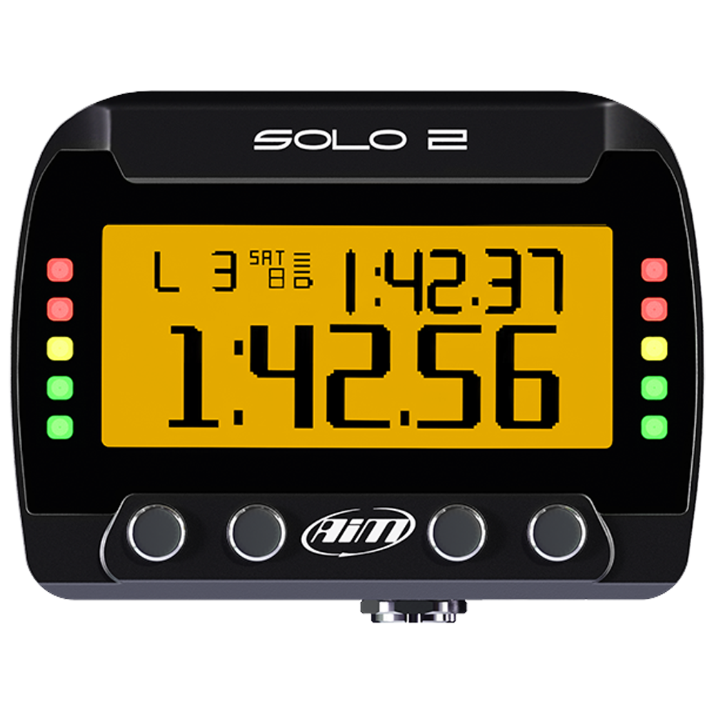 AiM Solo 2 GPS Motorcycle Track Day Racing Lap Timer - AimShop.com