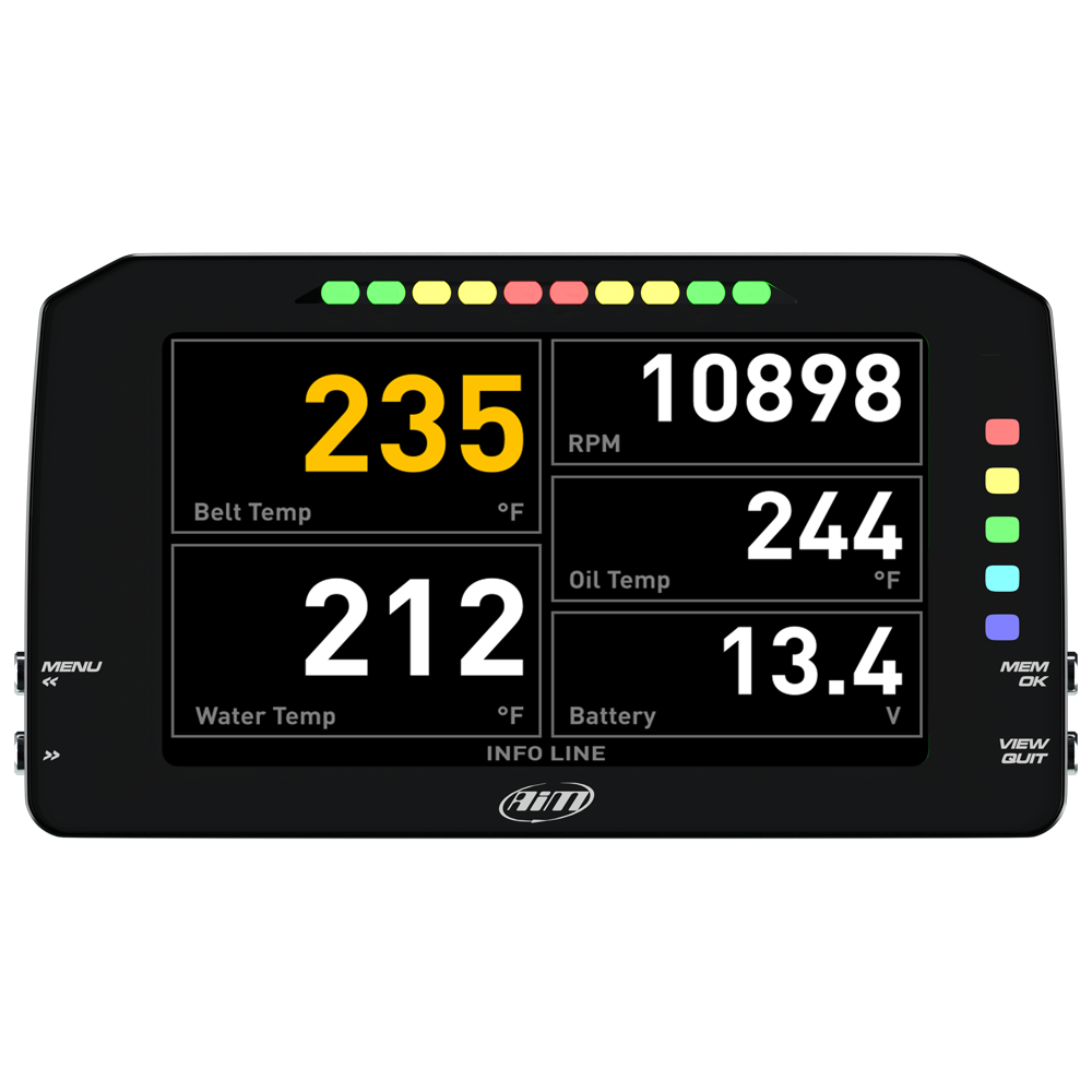 AiM MXP 1.3 6" TFT Display Dash Data Logger - AimShop.com