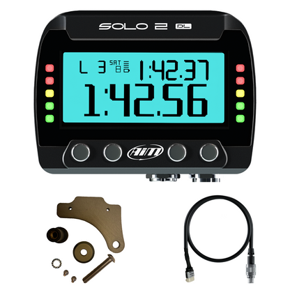 BMW S1000RR & S1000RR HP4 AiM Solo 2 DL Plug & Play Lap Timer Kit - AimShop.com