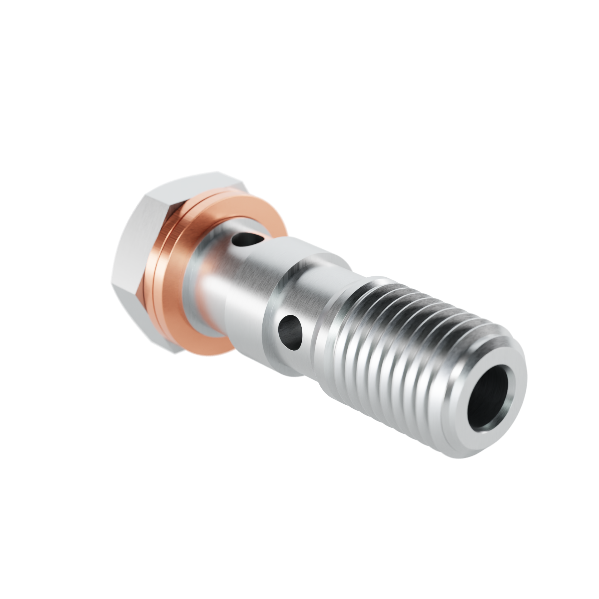 Brake Pressure Sensor Adapter With Double Banjo Bolt M10