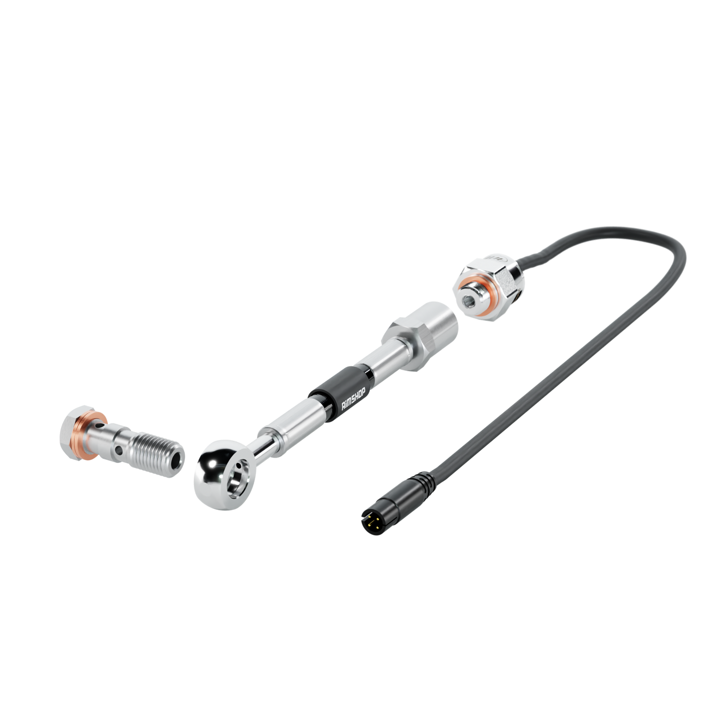 Brake Pressure Sensor Adapter With Double Banjo Bolt M10 - AimShop.com